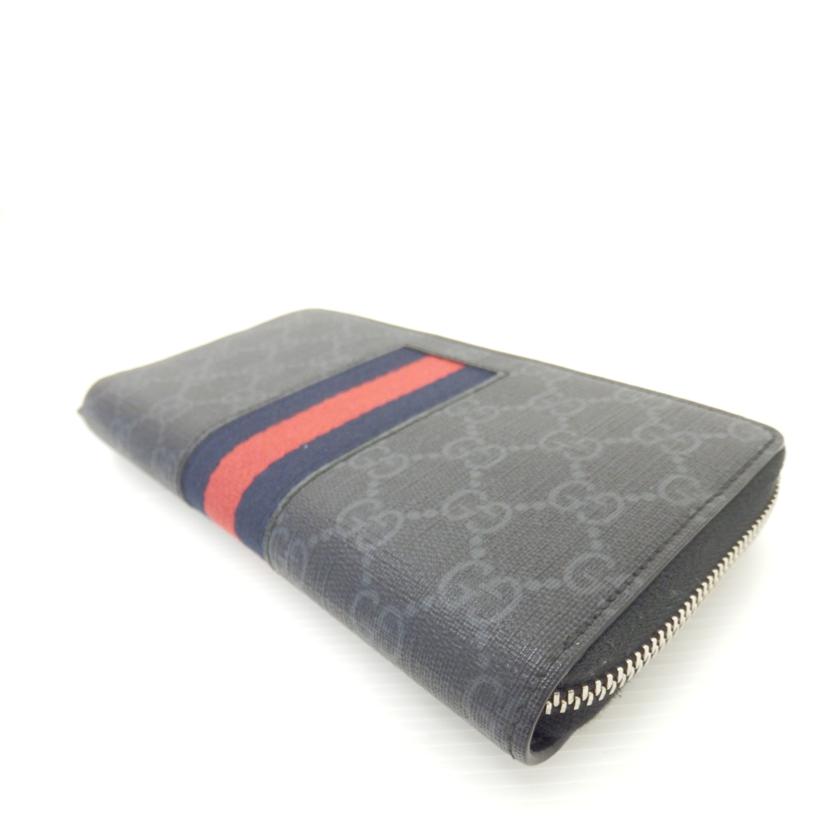 GUCCI グッチ/GGスプリームラウンドファスナー長財布/408831//493075/Bランク/88