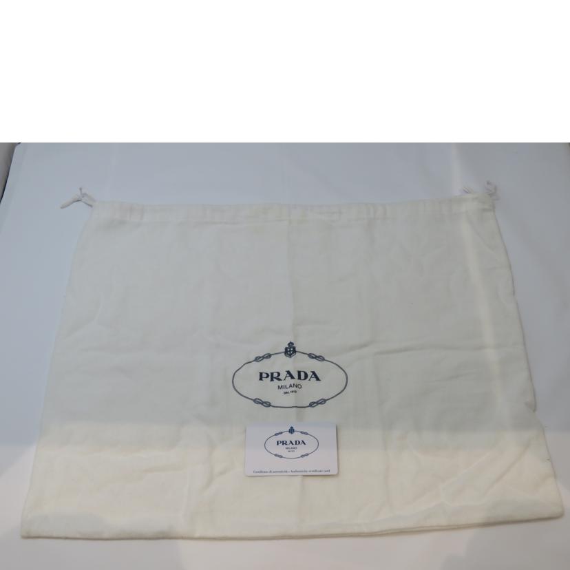 PRADA/サフィアーノソフト2wayレザーハンド/ネロ×フォッコ/1BA113//203/Aランク/90