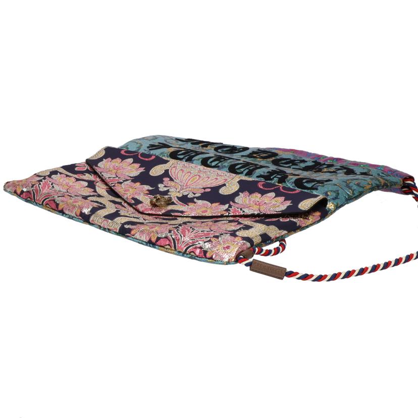 GUCCI グッチ/刺繍入りブロゲード巾着バックパック/470442//493075/ABランク/75