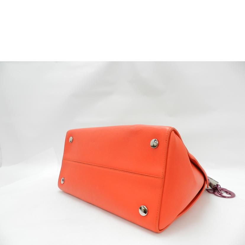 C.Dior クリスチャンディオール 赤 トート レディース/アディクトトート/レッド//Aランク/69