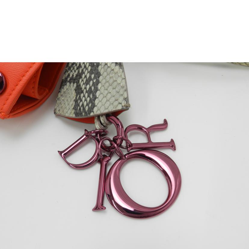 C.Dior クリスチャンディオール 赤 トート レディース/アディクトトート/レッド//Aランク/69