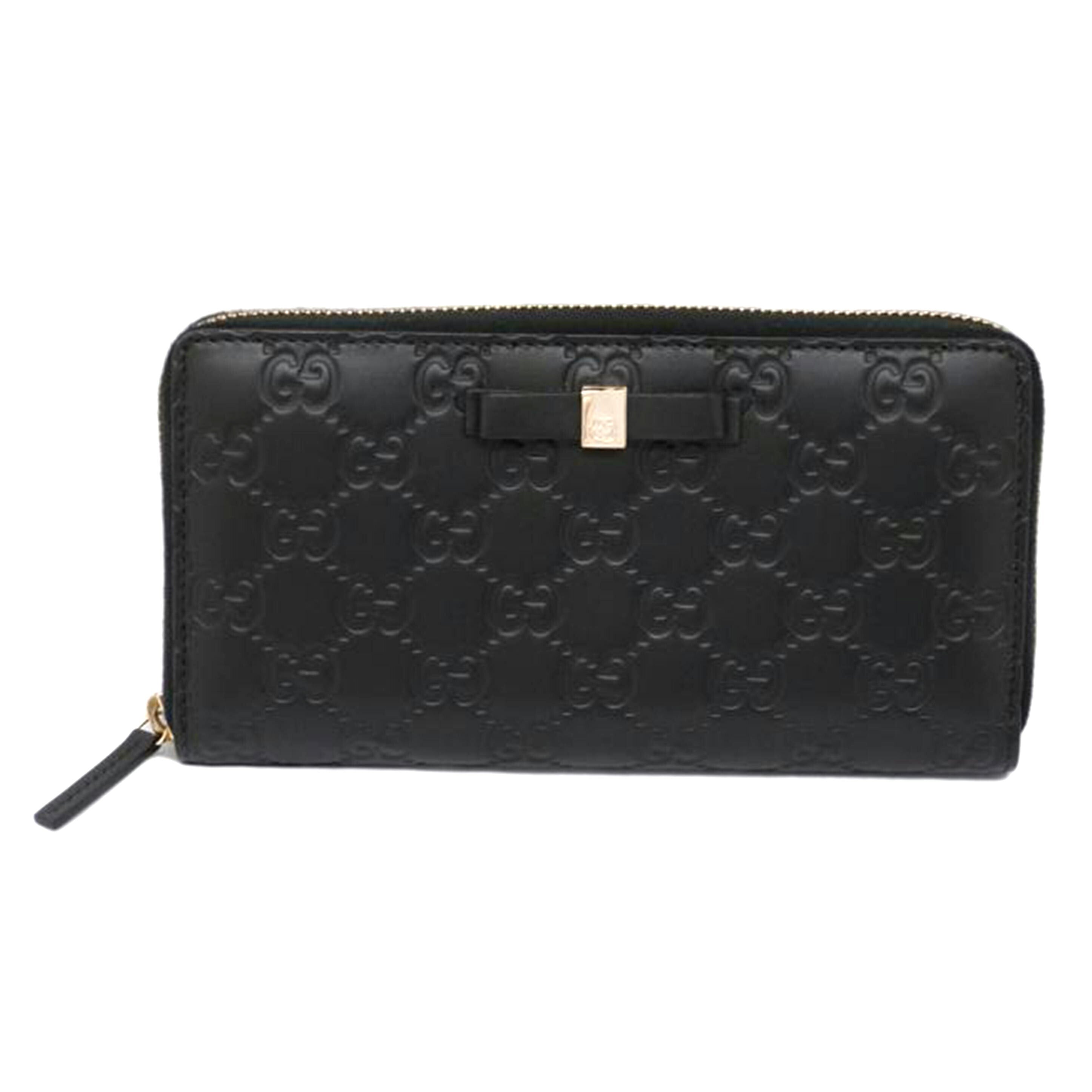 GUCCI グッチ/シマレザーラウンドファスナー 長財布/388680//2149/ABランク/03