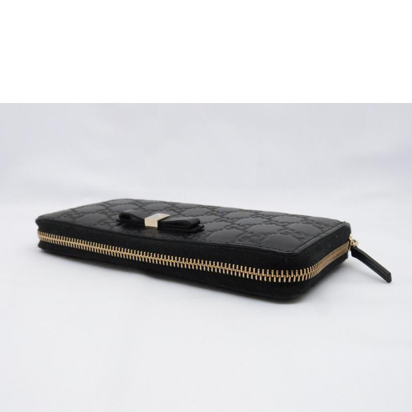 GUCCI グッチ/シマレザーラウンドファスナー 長財布/388680//2149/ABランク/03