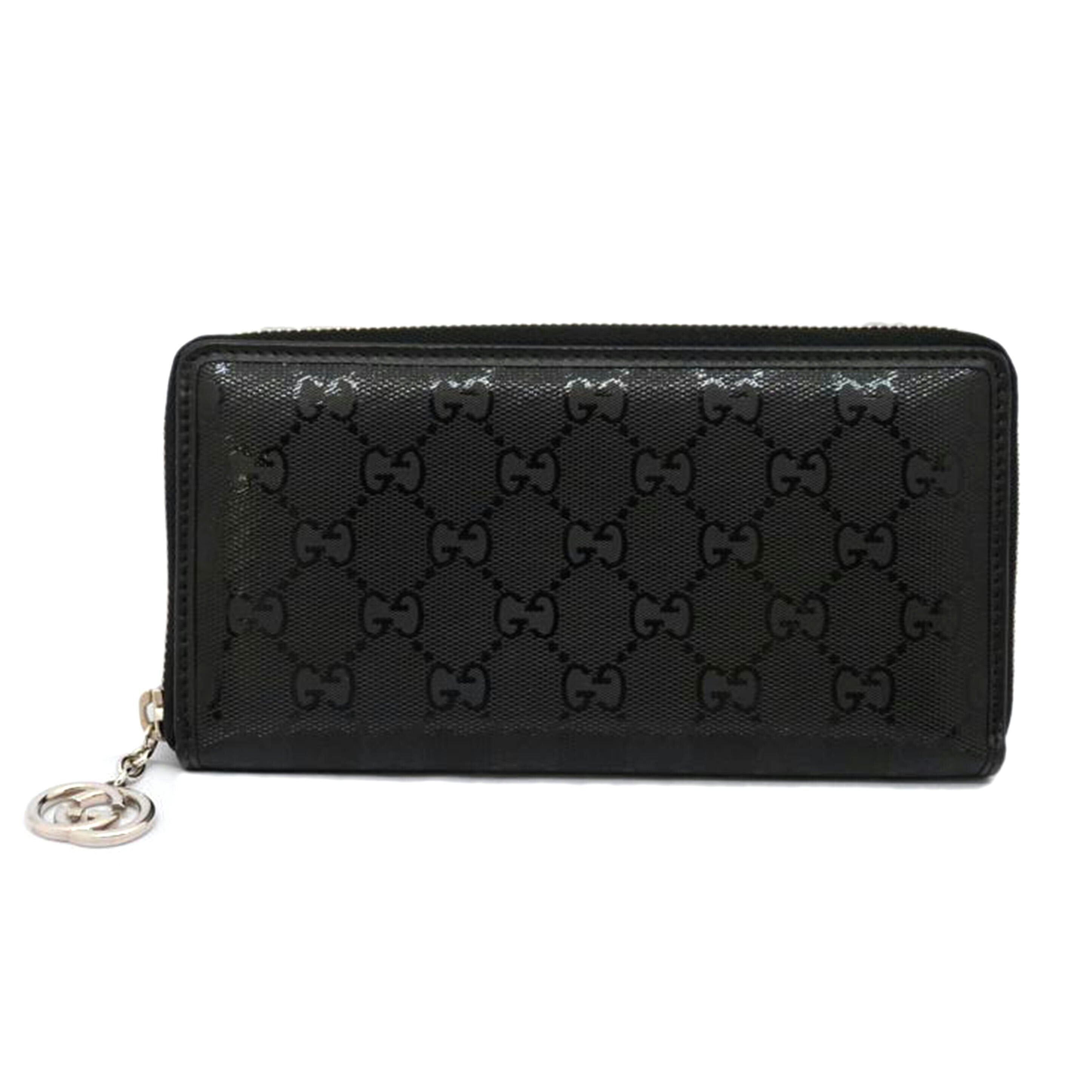 GUCCI グッチ/GGインプリメ PCV ラウンドファスナー 長財布/307982//0959/ABランク/03