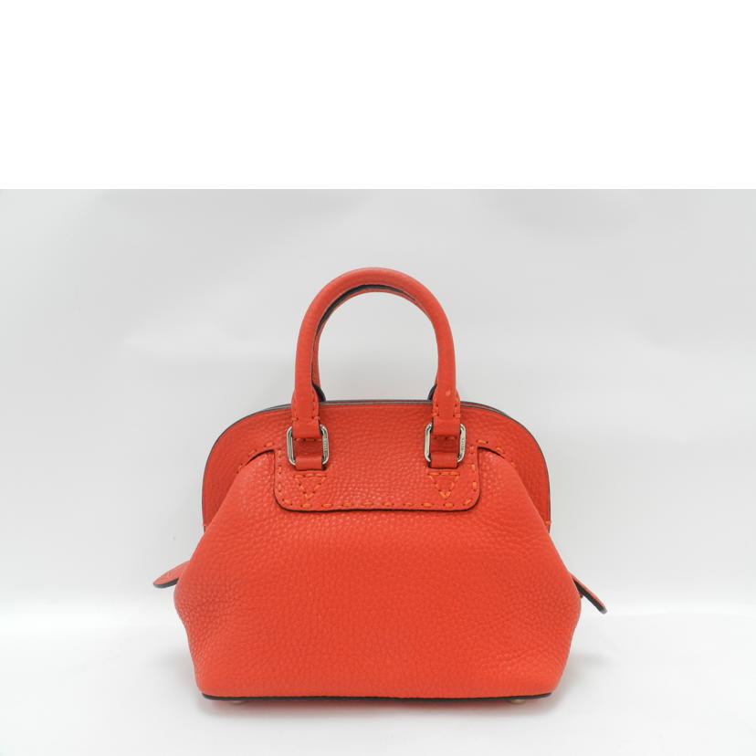 FENDI フェンディ 赤 レディース/セレリアミニアデーレ2wayハンド/レッド/8BN258//Aランク/69