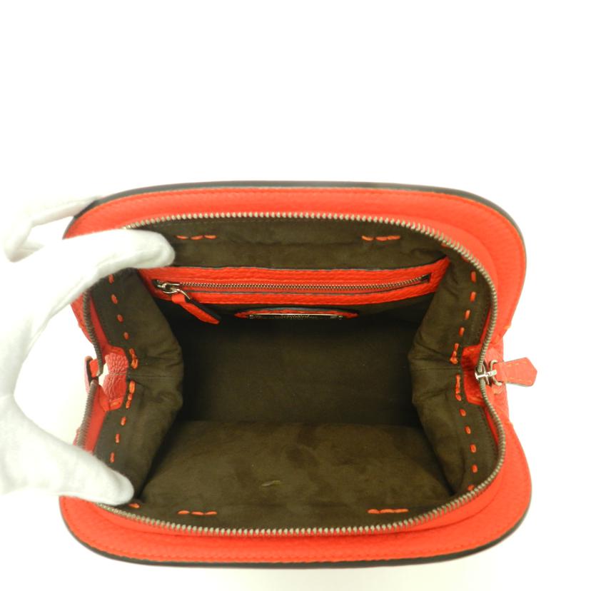 FENDI フェンディ 赤 レディース/セレリアミニアデーレ2wayハンド/レッド/8BN258//Aランク/69