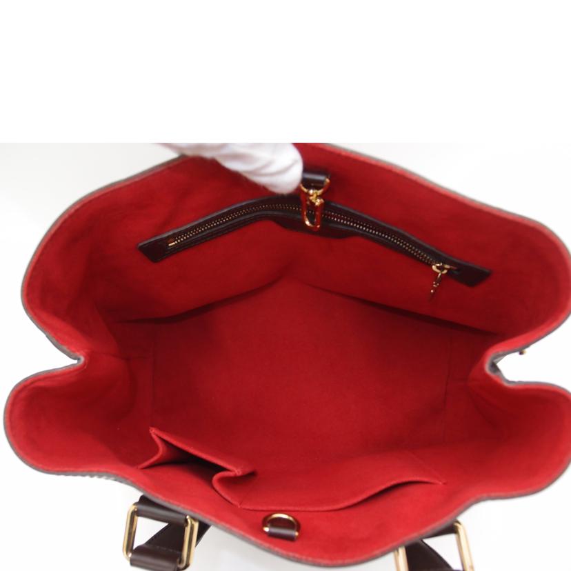 LOUIS VUITTON ルイ・ヴィトン ハンドバッグ 手提げ 市松模様 ブラウン レディース/ハムステッドPM/ダミエ・エベヌ/N51205//MI1068/SAランク/69