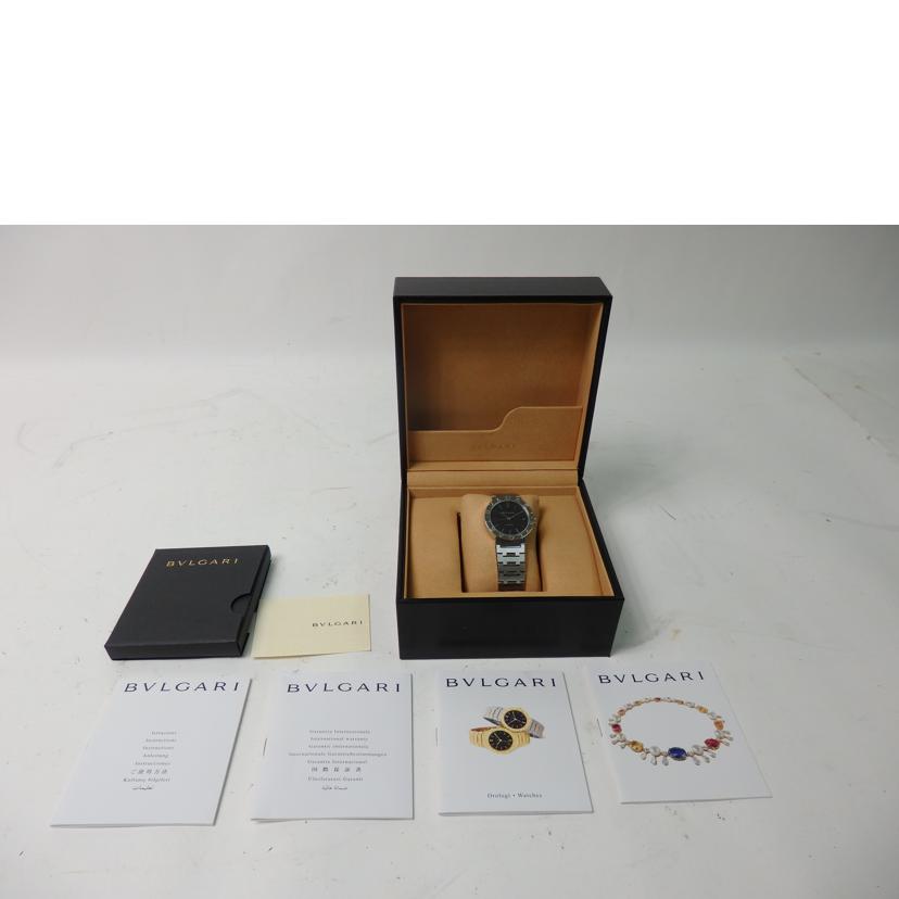 BVLGARI ブルガリ/ブルガリブルガリ/黒文字盤/メンズ・オートマ/BB33SS AUTO//J298486/Aランク/84