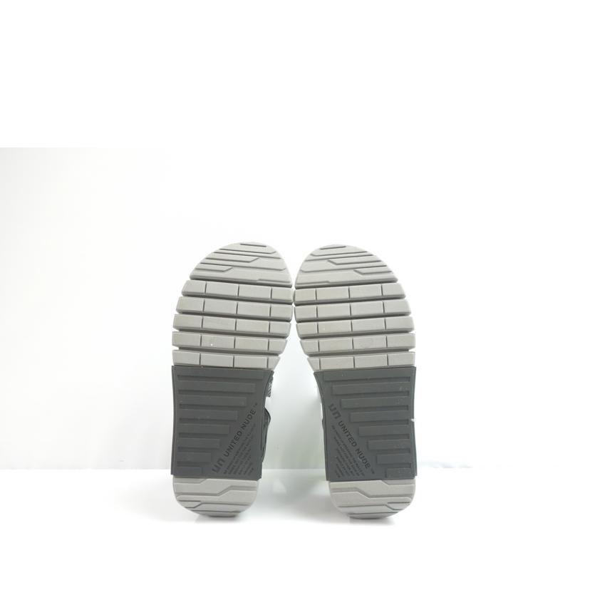 UNITED NUDE ユナイテッドヌード/★UNITED NUDE 厚底サンダル ナイロン×レザー グレー、ブラック、イエロー、ホワイト サイズ37 //ABランク/83