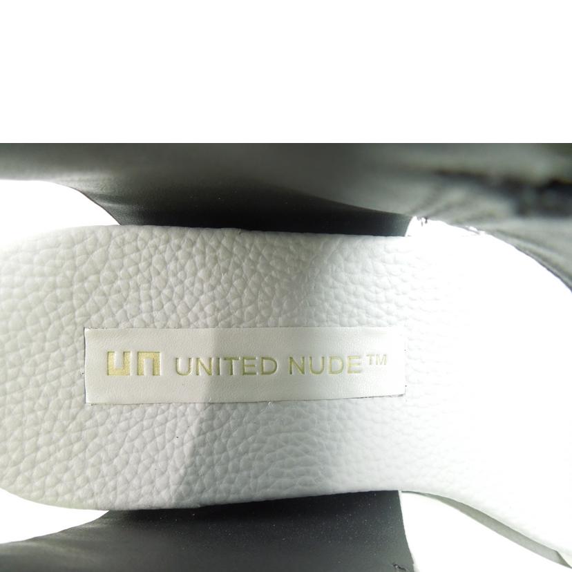 UNITED NUDE ユナイテッドヌード/★UNITED NUDE 厚底サンダル ナイロン×レザー グレー、ブラック、イエロー、ホワイト サイズ37 //ABランク/83