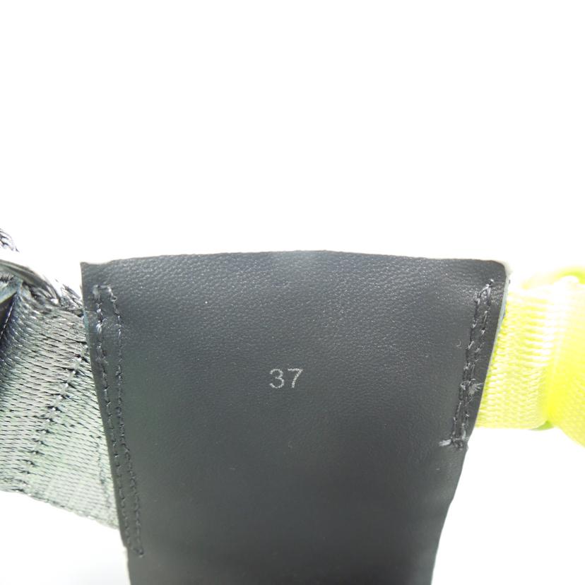 UNITED NUDE ユナイテッドヌード/★UNITED NUDE 厚底サンダル ナイロン×レザー グレー、ブラック、イエロー、ホワイト サイズ37 //ABランク/83