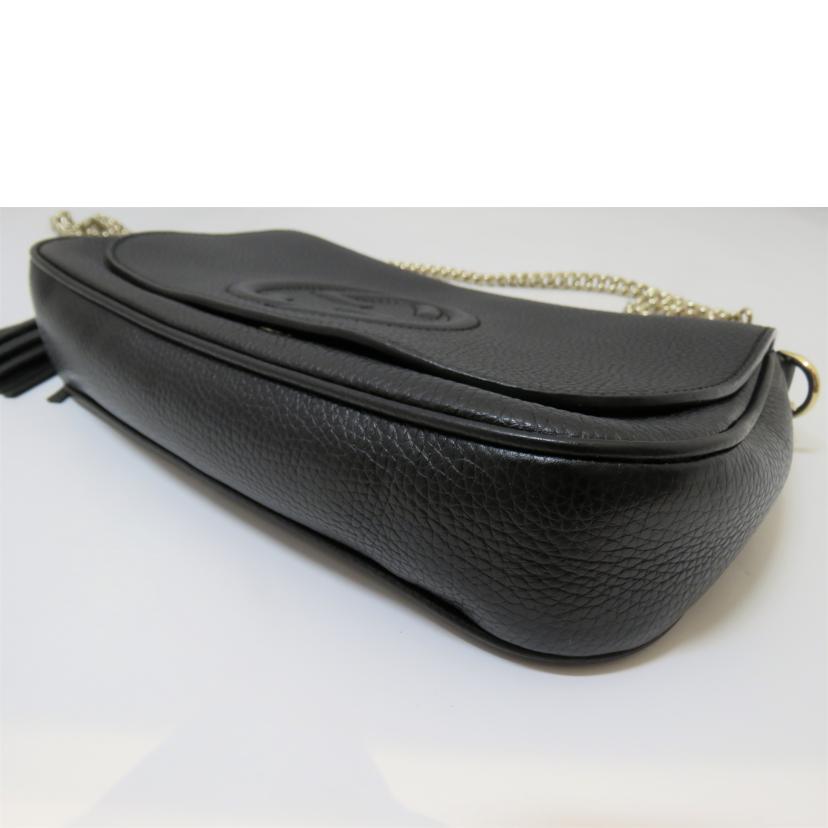 GUCCI グッチ/ソーホーインターロッキングGチェーンレザーショルダー/536224//213317/Aランク/90