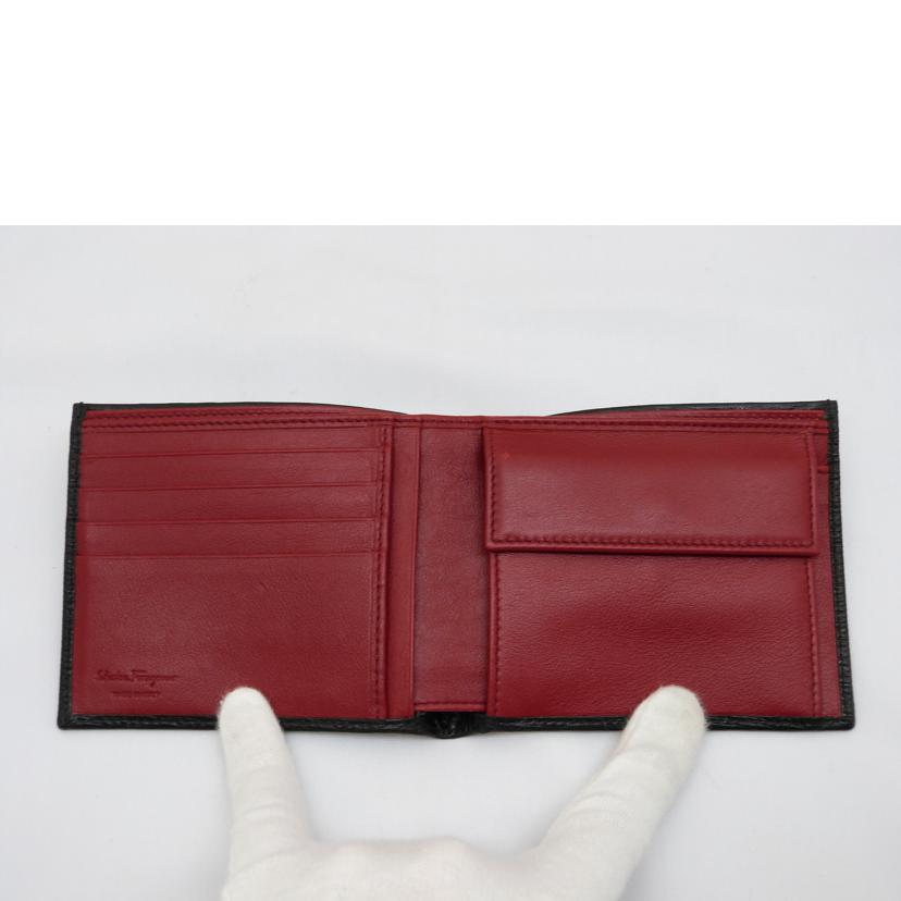 Salvatore Ferragamo サルバトーレフェラガモ/ダブルガンチーニ 2つ折り財布/66 A065/00//ABランク/03