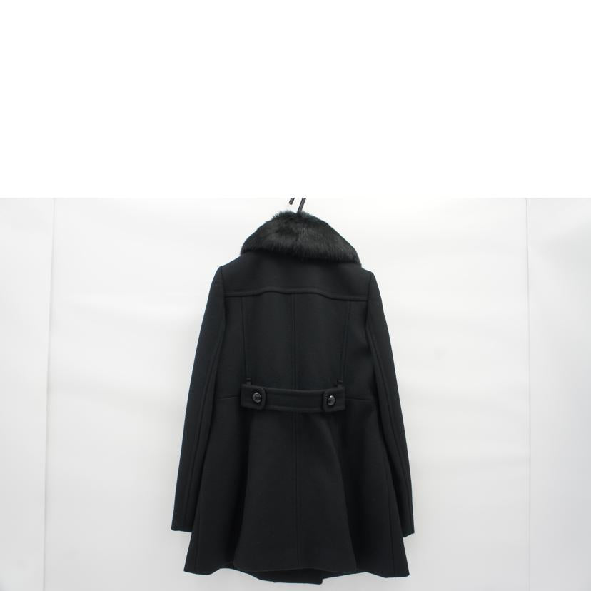 BLUELABEL CRESTBRIDGE ブルーレーベルクレストブリッジ/ウールコートファー付き//Aランク/75