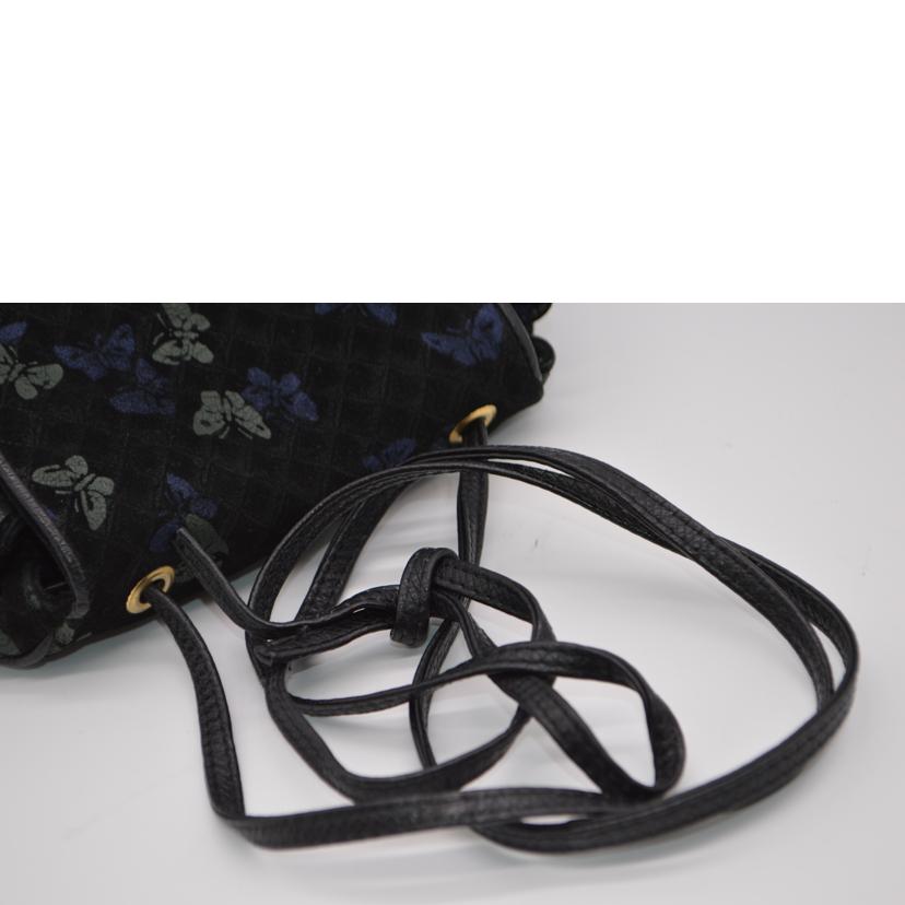 BOTTEGA VENETA ボッテガヴェネタ/イントレミッチオバタフライスェードレザーショルダー//ABランク/89