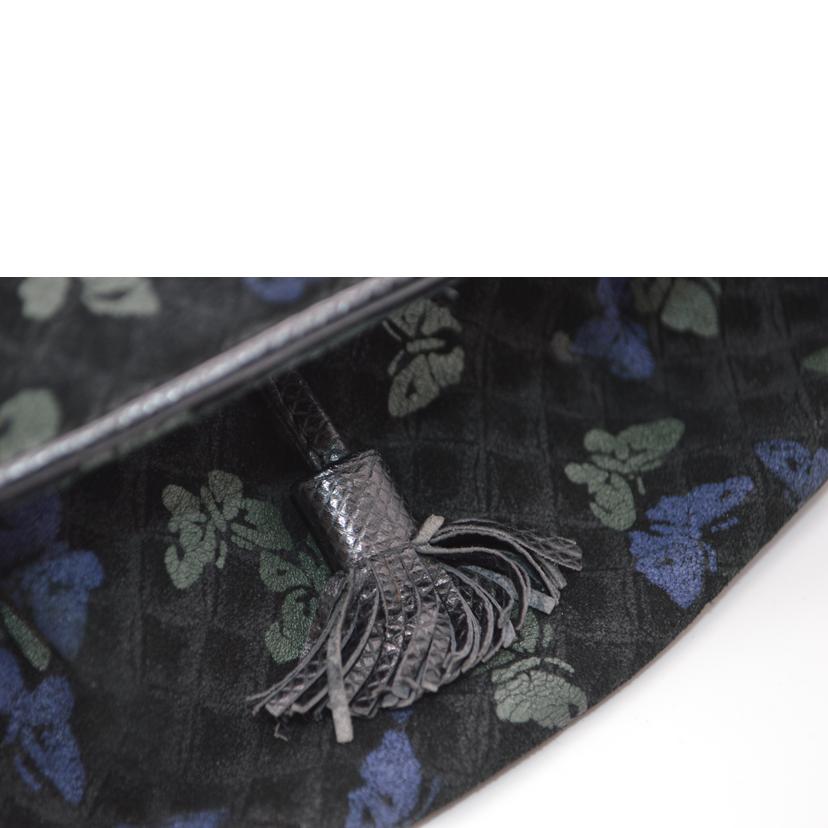 BOTTEGA VENETA ボッテガヴェネタ/イントレミッチオバタフライスェードレザーショルダー//ABランク/89