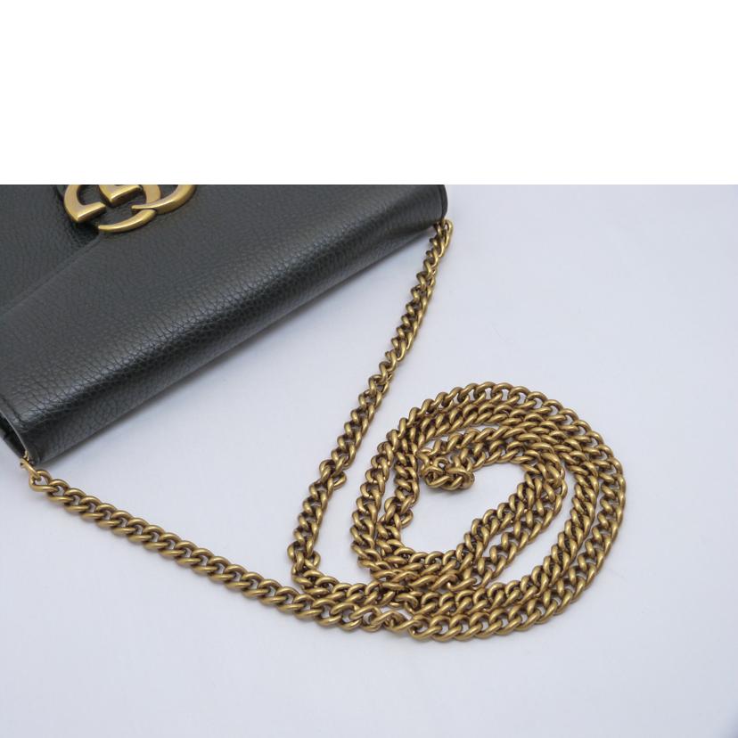 GUCCI グッチ/GGマーモント チェーンウォレット/401232//1147/Bランク/03
