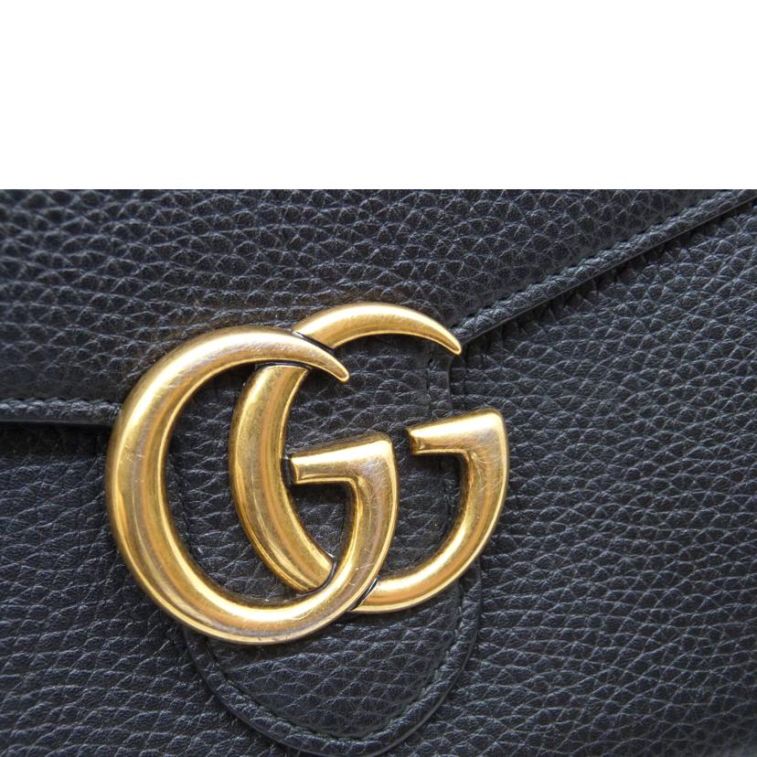 GUCCI グッチ/GGマーモント チェーンウォレット/401232//1147/Bランク/03