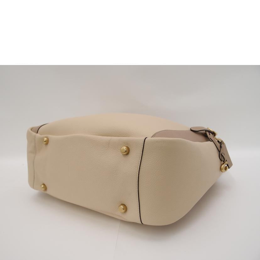 COACH コーチ 肩掛け 通勤 通学 A4対応 レディース/アラナレザーカラーブロックトート/ベージュ/C8366//K2121/Sランク/69