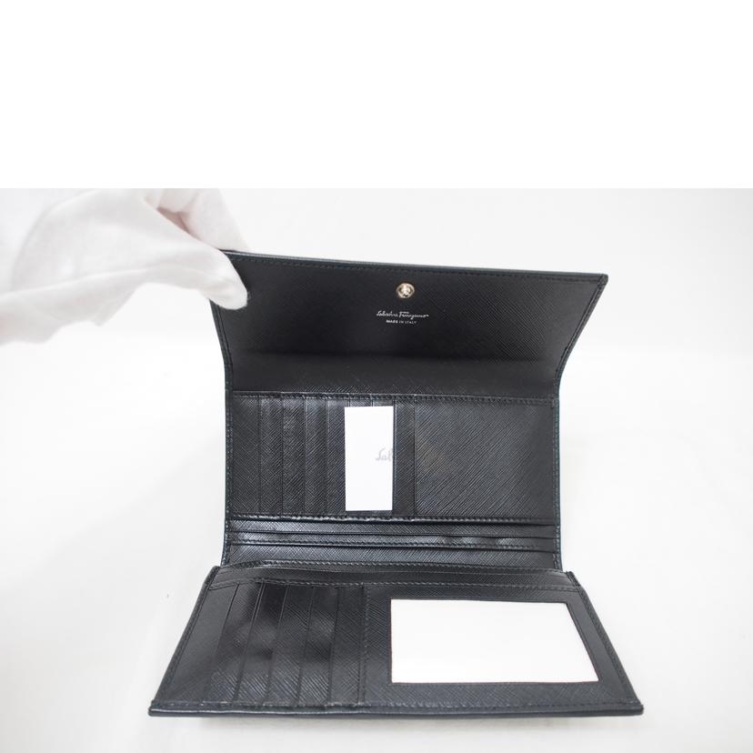 Ferragamo Ferragamo/レザー3つ折り長財布/黒/KI-22 A953//Aランク/78