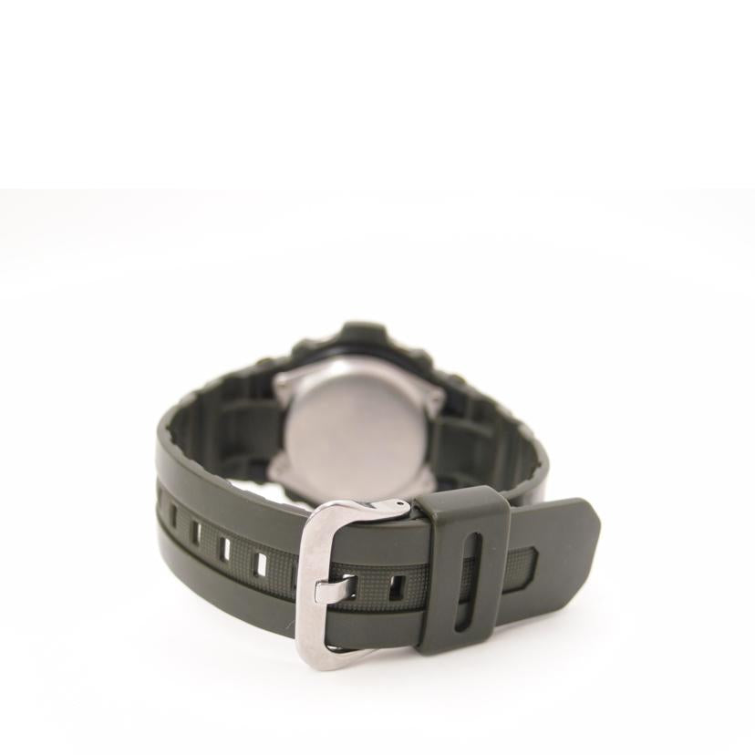 CASIO カシオ 腕時計 MULTIBAND6 グリーン×ゴールド/G-SHOCK/デジアナ/電波ソーラー/AWG-M100A-3AJF//004A101B/Bランク/69