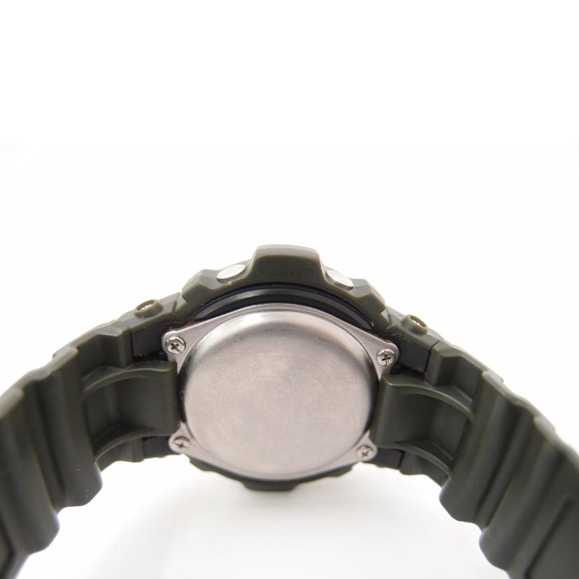 CASIO カシオ 腕時計 MULTIBAND6 グリーン×ゴールド/G-SHOCK/デジアナ/電波ソーラー/AWG-M100A-3AJF//004A101B/Bランク/69