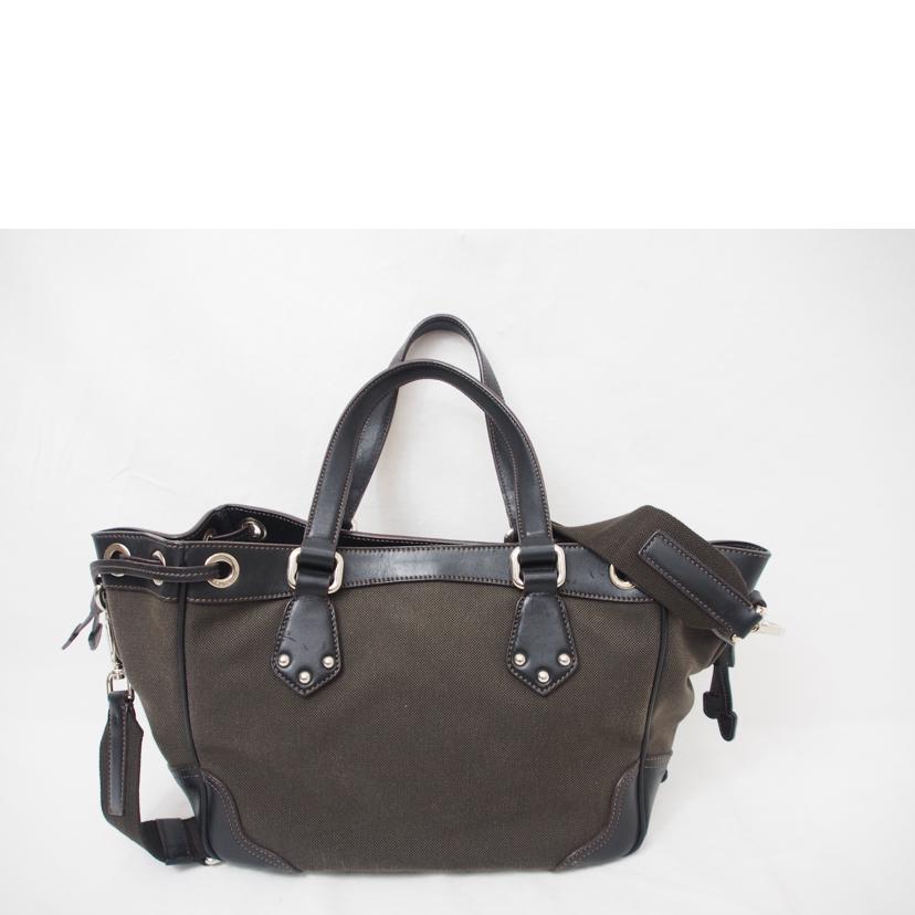 PRADA プラダ/ロゴジャガード2wayショッピングトート/BN1182//7/Bランク/78