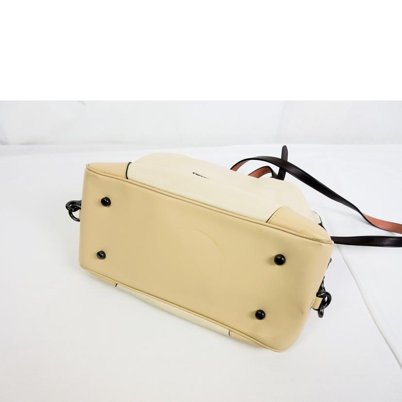 COACH コーチ/パイソンレザー2Wayバッグ/59622//M18**/Bランク/70