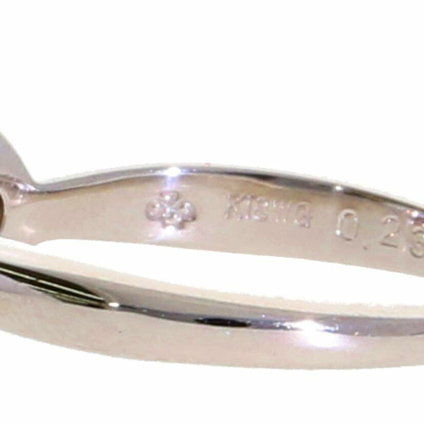 K18WG/K18WGダイヤリング0.23/#10/4.1//0.23/Aランク/75