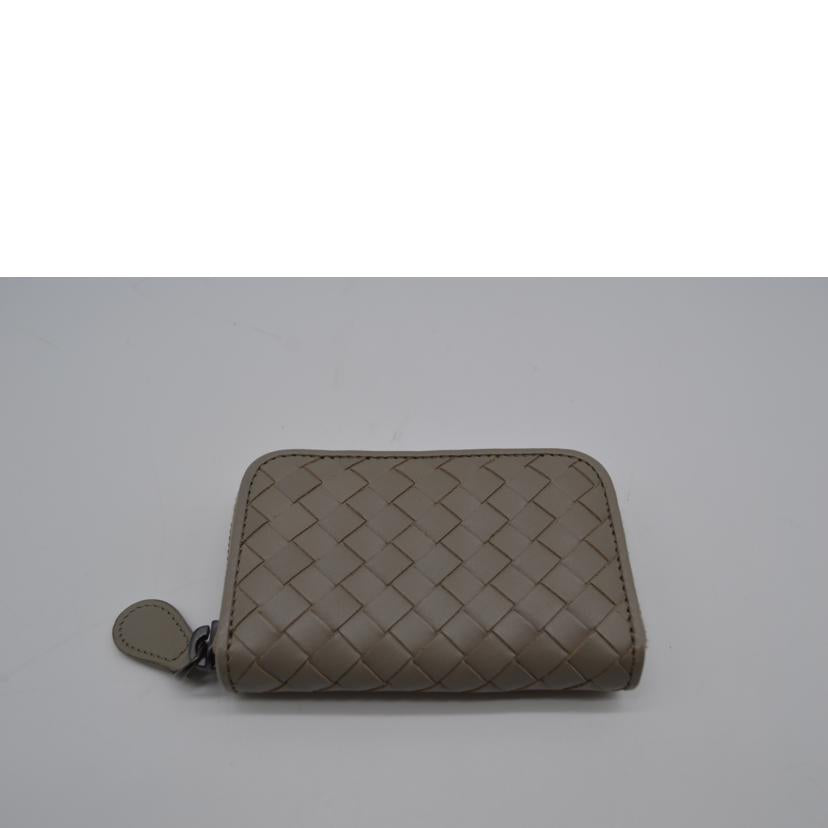 BOTTEGA VENETA/イントレチャートレザーコインケース/グレージュ/114075//B06116082K/ABランク/89