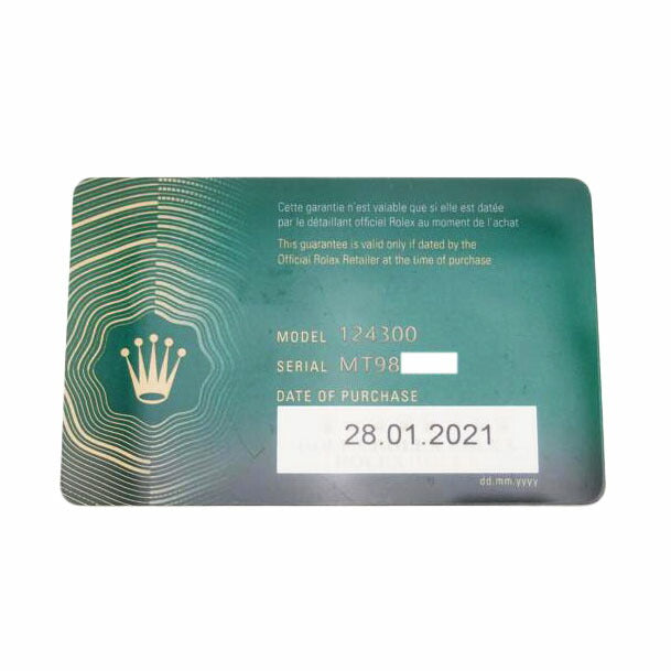 ROLEX ロレックス 腕時計 メンズ ランダムルーレット 自動巻き 新ギャラ/オイスターパーペチュアル41/シルバー文字盤/ランダム番/124300//MT986672/Aランク/69