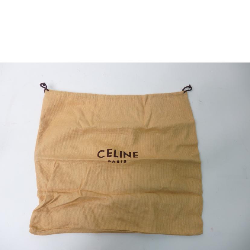 CELINE セリーヌ/レザー台形2wayバッグ/青/ヴィンテージ//M14/Bランク/84