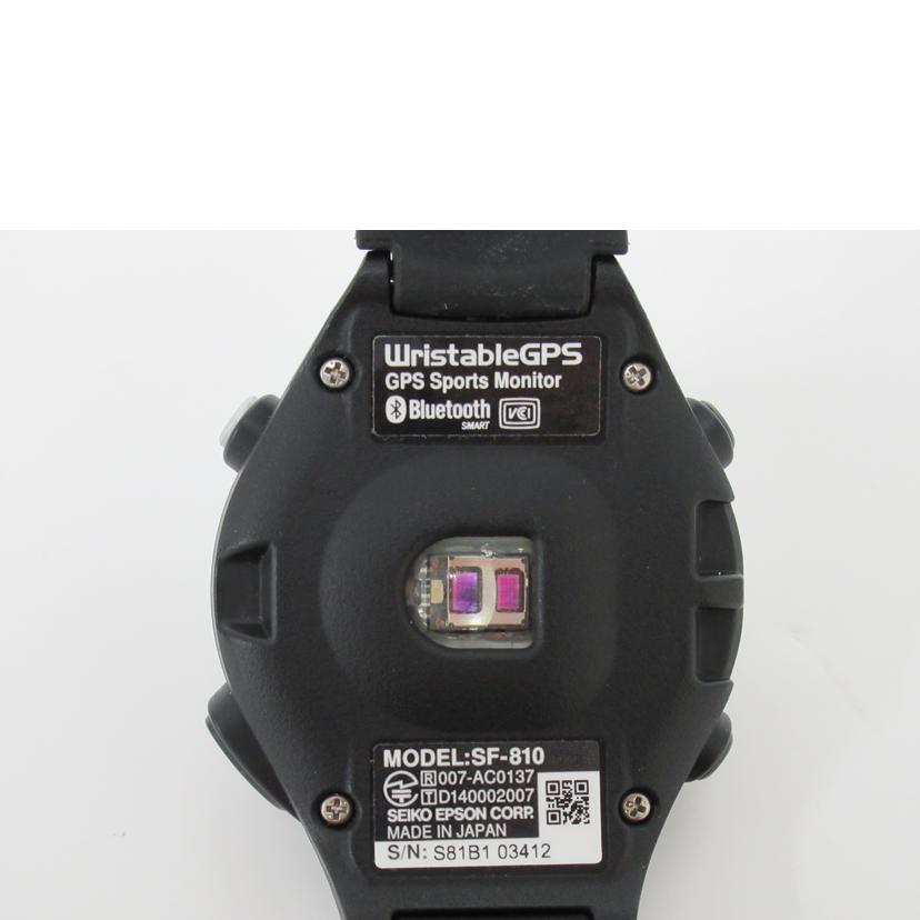 EPSON/GPSランニングウォッチ/SF-810B//S81B103412/ABランク/63
