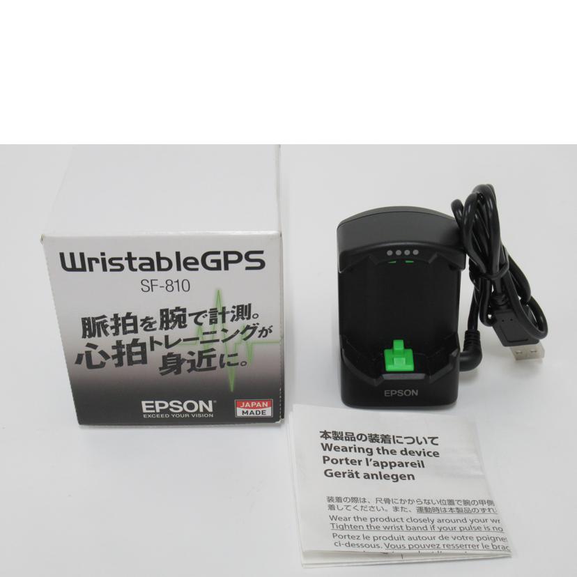 EPSON/GPSランニングウォッチ/SF-810B//S81B103412/ABランク/63