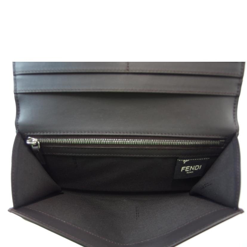 FENDI フェンディ/コンチネンタルウォレット/レザー/ブラウン/7M0264//06692008/SAランク/83