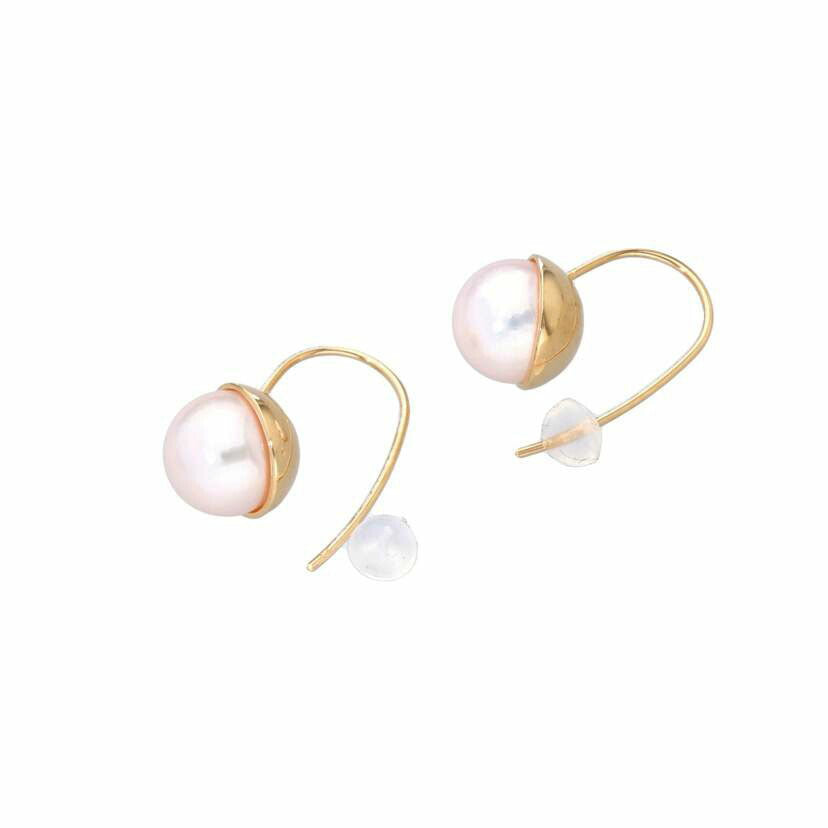 / K18パールピアス HSS-0004//SAランク/75