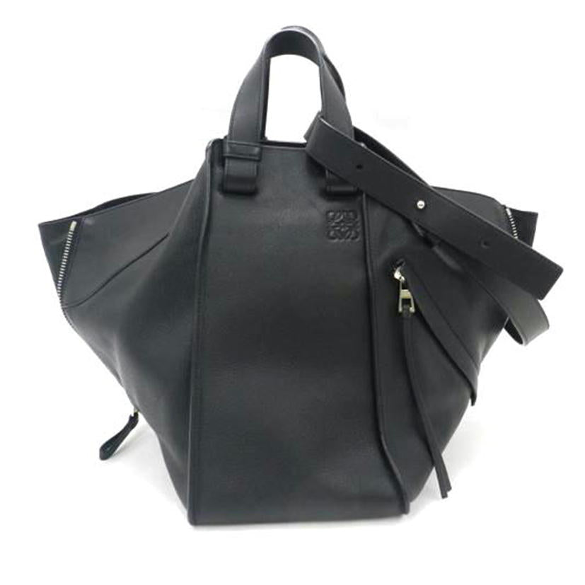 LOEWE ロエベ 黒 2WAY ハンド 肩掛け レディース/ハンモック・ミディアム/ブラック//061601/Aランク/69