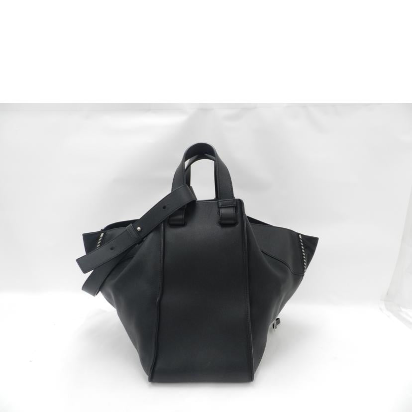 LOEWE ロエベ 黒 2WAY ハンド 肩掛け レディース/ハンモック・ミディアム/ブラック//061601/Aランク/69
