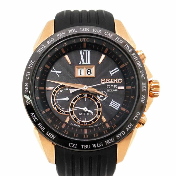 SEIKO セイコー 腕時計 ラバーベルト 8X42-0AE0 メンズ/アストロン/ビッグデイト/GPSソーラー/SBXB153//780017/Bランク/69