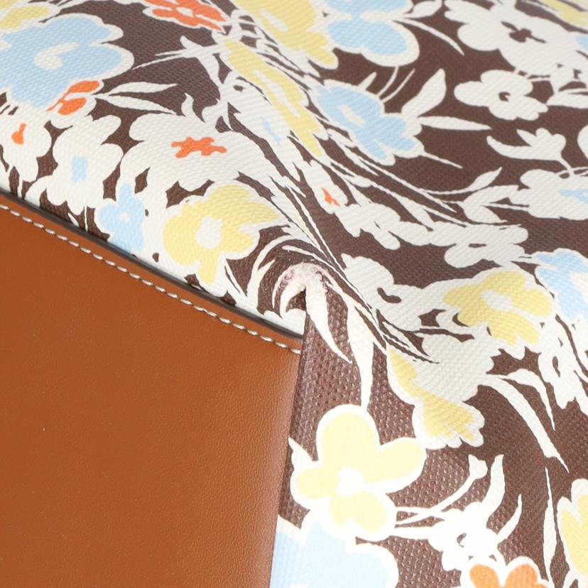 TORY BURCH トリーバーチ/トートバッグ 花柄 茶系 /10010539//Bランク/75