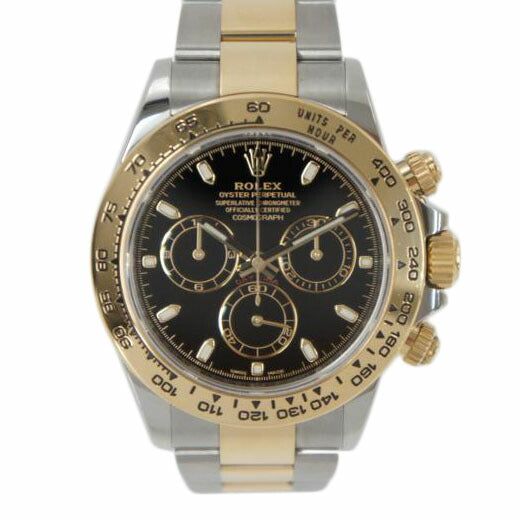 ROLEX ロレックス/デイトナ/コンビ/ブラック/ランダム番/SS×YG/116503//N65100S7/Aランク/75