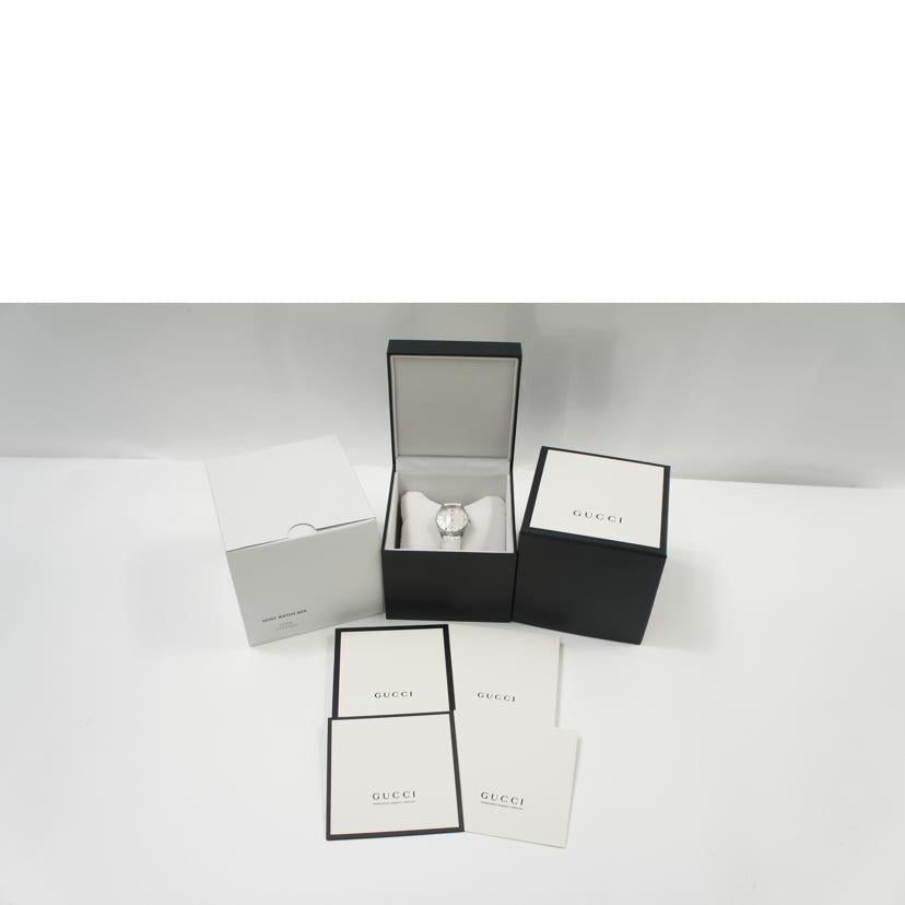 GUCCI グッチ/G-タイムレス/ダイヤ・ホワイトパール/レディース/クォーツ/YA126597//17330886/Sランク/75