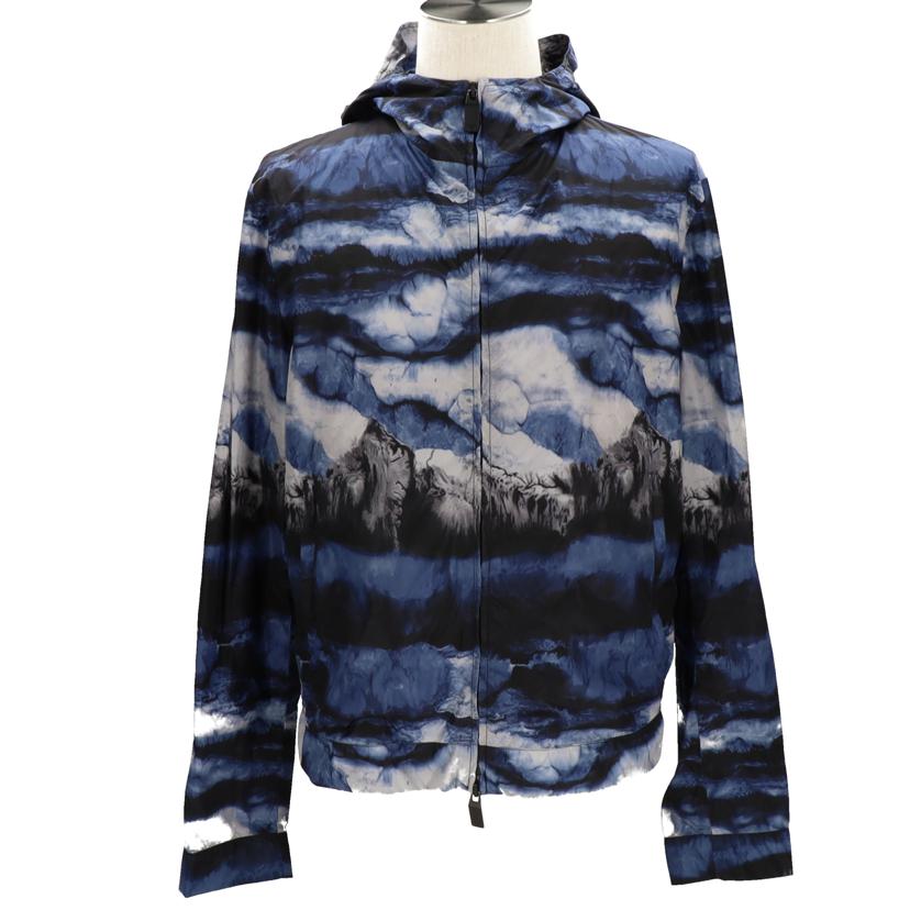 EMPORIO ARMANI エンポリオアルマーニ/ナイロンパーカー マウンテン柄 BLU/WHT/BLK/51R410//Bランク/75