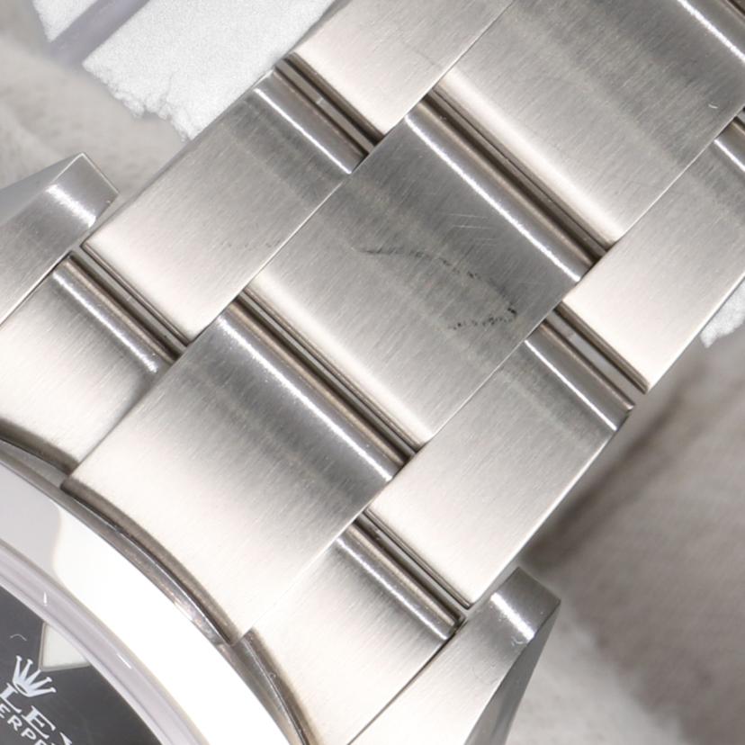 ROLEX ロレックス 腕時計 ランダムシリアル 前期型 ブラックダイアル ステンレス メンズ 自動巻き/エクスプローラー1・ブラックアウト/ランダム番/214270//1E2*****/Aランク/88