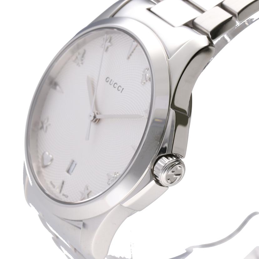 GUCCI グッチ/ユニセックスモデル/シルバー/クオーツ時計/YA1264028//16968000/Aランク/75