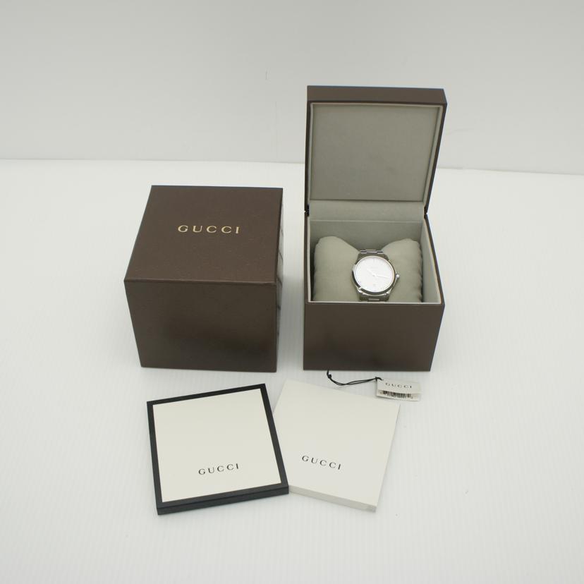GUCCI グッチ/ユニセックスモデル/シルバー/クオーツ時計/YA1264028//16968000/Aランク/75