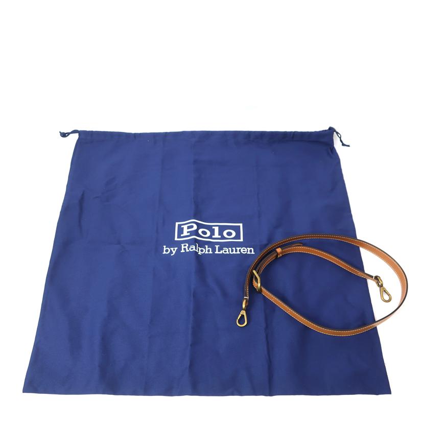 POLO RALPH LAUREN ラルフローレン/ストライプド キャンバス ミディアム Bellport トートバッグ 2WAY/WAPBAG0G620318//SAランク/65