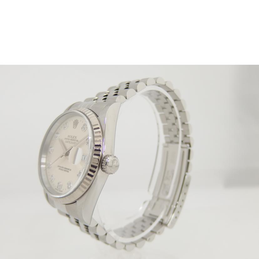 ROLEX ロレックス/デイトジャスト/シルバー/10P新ダイヤ/16234G//W913036/ABランク/82