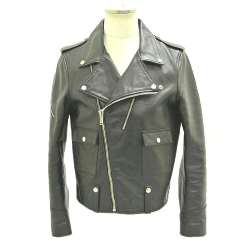 GOLDEN GOOSE ゴールデングース/ダブルライダースJKT/黒/G26.U537.A6//ABランク/87