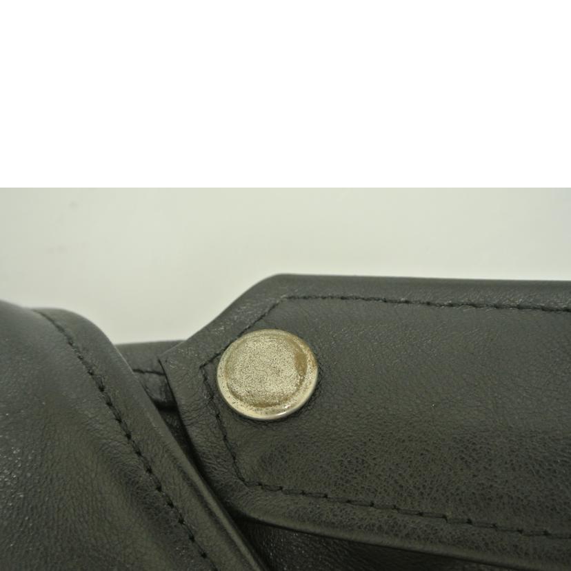 GOLDEN GOOSE ゴールデングース/ダブルライダースJKT/黒/G26.U537.A6//ABランク/87